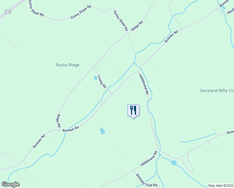 map of restaurants, bars, coffee shops, grocery stores, and more near 14824 Bonnair Road in Glen Rock