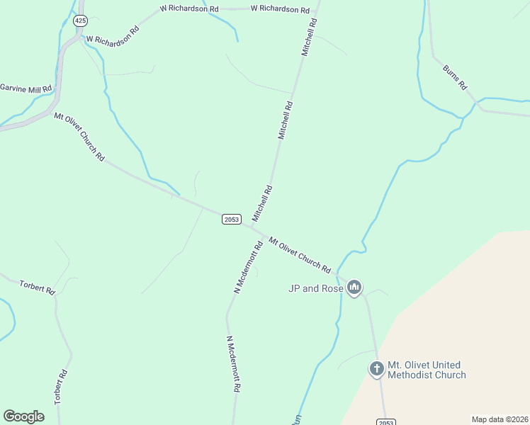 map of restaurants, bars, coffee shops, grocery stores, and more near 33 Mitchell Road in Airville