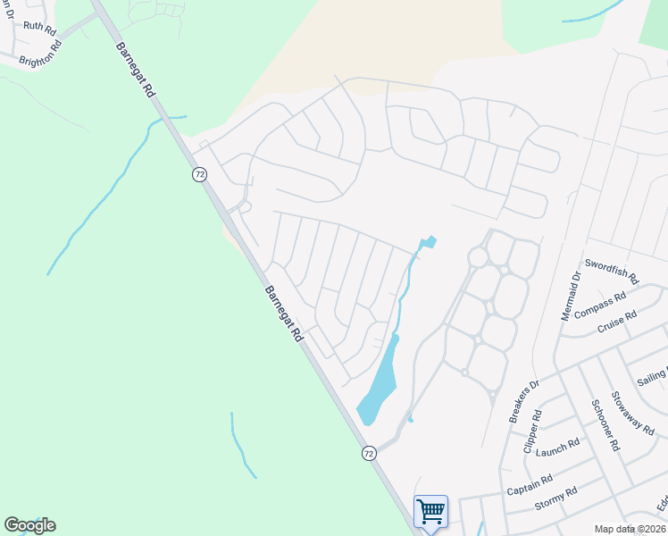 map of restaurants, bars, coffee shops, grocery stores, and more near 21 Magnolia Road in Stafford Township