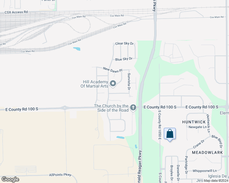 map of restaurants, bars, coffee shops, grocery stores, and more near 10154 Morning Light Drive in Avon