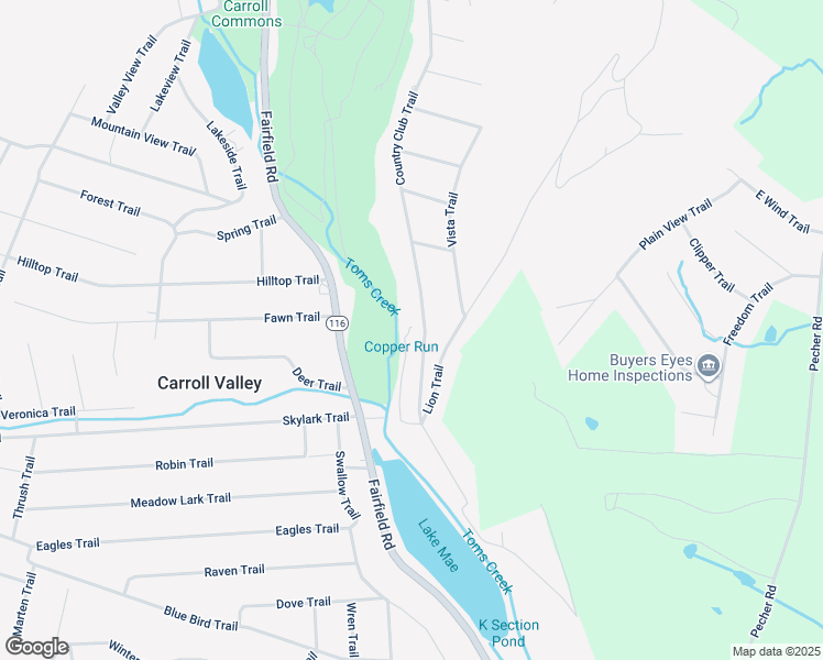 map of restaurants, bars, coffee shops, grocery stores, and more near 13 Sidetrack Trail in Fairfield