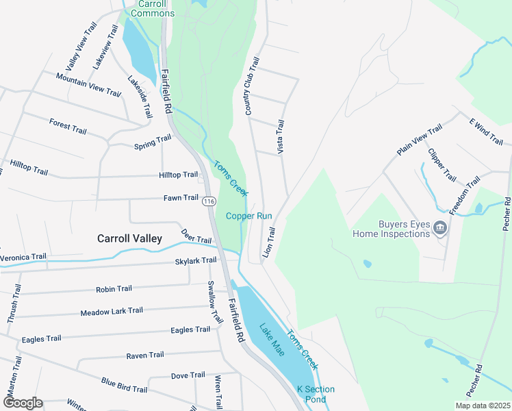 map of restaurants, bars, coffee shops, grocery stores, and more near 13 Sidetrack Trail in Fairfield