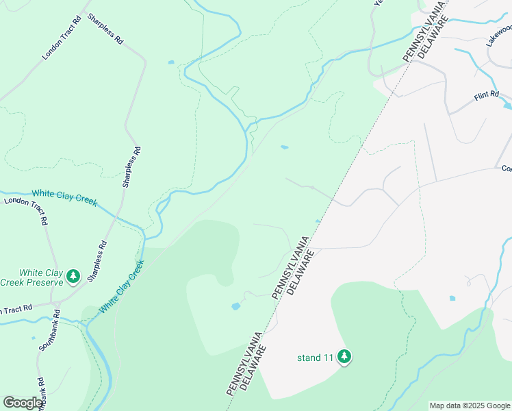 map of restaurants, bars, coffee shops, grocery stores, and more near 109 Woods Lane in Landenberg