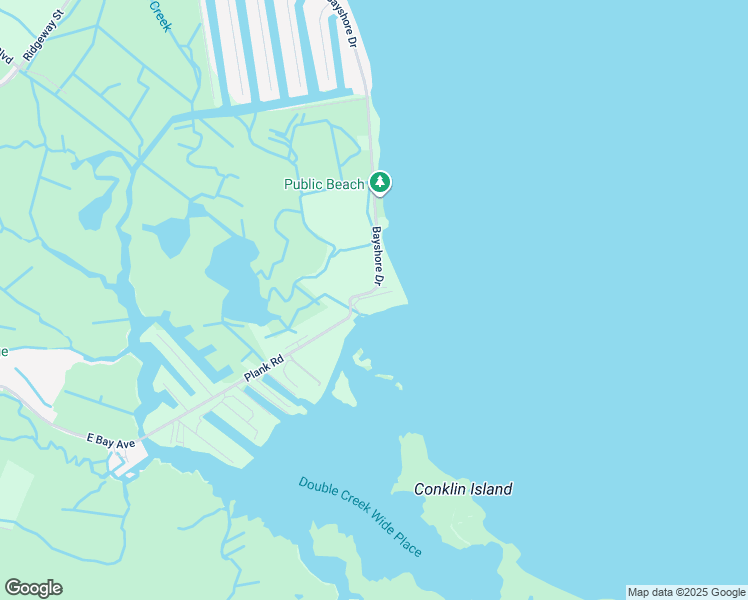 map of restaurants, bars, coffee shops, grocery stores, and more near 401 Bayshore Drive in Barnegat Township
