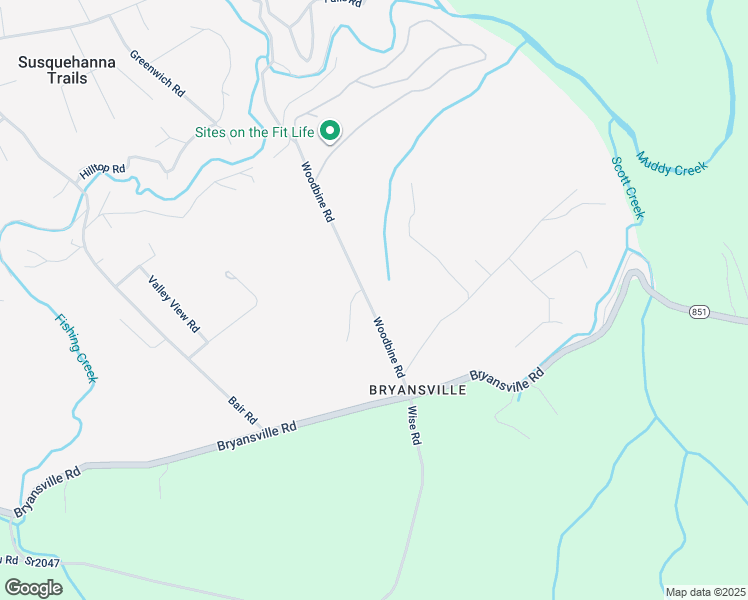 map of restaurants, bars, coffee shops, grocery stores, and more near 6826 Woodbine Road in Delta