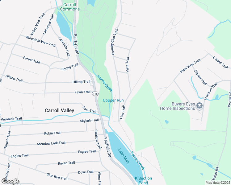 map of restaurants, bars, coffee shops, grocery stores, and more near 15 Sidetrack Trail in Fairfield