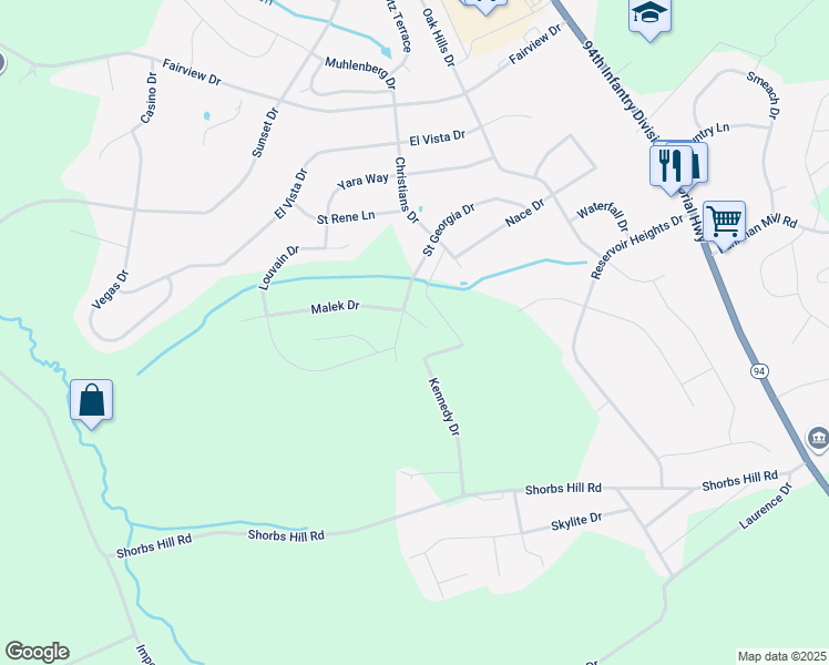 map of restaurants, bars, coffee shops, grocery stores, and more near 20 Malek Drive in Hanover