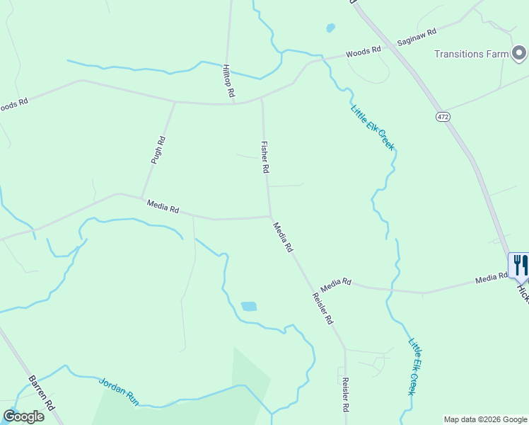 map of restaurants, bars, coffee shops, grocery stores, and more near 100 Fisher Road in Oxford