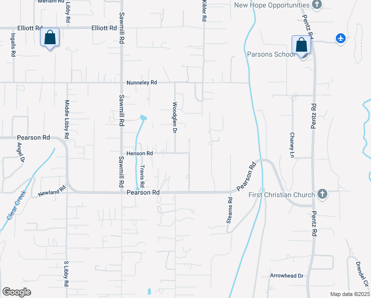 map of restaurants, bars, coffee shops, grocery stores, and more near 5625 Butte View Terrace in Paradise