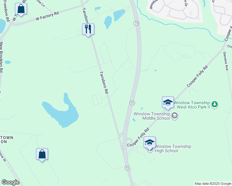 map of restaurants, bars, coffee shops, grocery stores, and more near 59 Basswood Street in Berlin