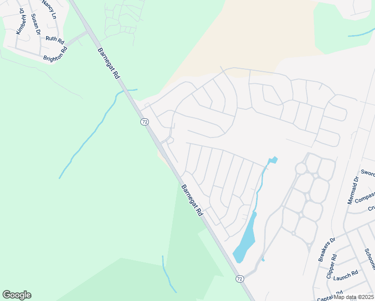 map of restaurants, bars, coffee shops, grocery stores, and more near 102 Ash Road in Stafford Township