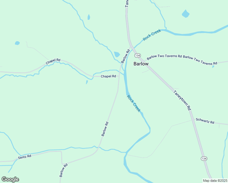 map of restaurants, bars, coffee shops, grocery stores, and more near 155 Barlow Road in Gettysburg
