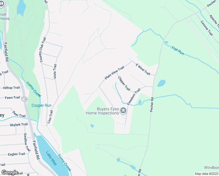 map of restaurants, bars, coffee shops, grocery stores, and more near 19 Kern Trail in Fairfield