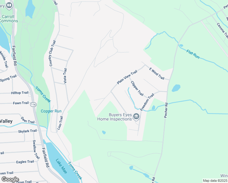 map of restaurants, bars, coffee shops, grocery stores, and more near 29 Plain View Trail in Fairfield