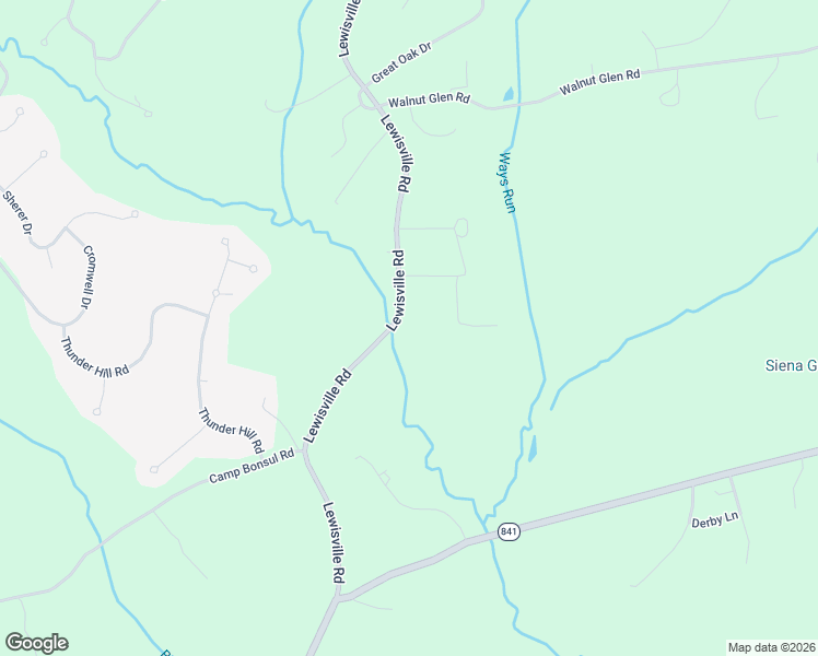 map of restaurants, bars, coffee shops, grocery stores, and more near 570 Lewisville Road in Lincoln University