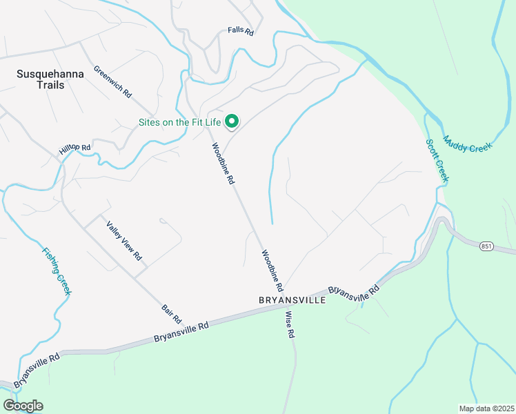 map of restaurants, bars, coffee shops, grocery stores, and more near 6864 Woodbine Road in Delta