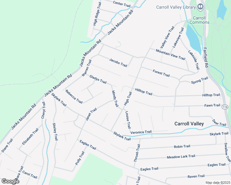 map of restaurants, bars, coffee shops, grocery stores, and more near 6 Mindy Trail in Fairfield
