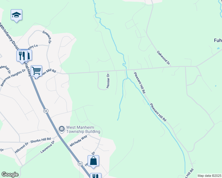 map of restaurants, bars, coffee shops, grocery stores, and more near in Hanover