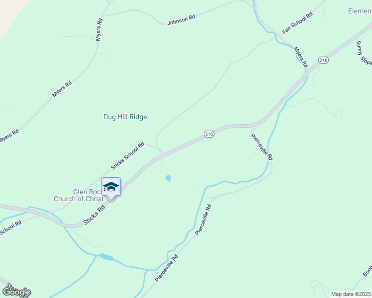 map of restaurants, bars, coffee shops, grocery stores, and more near 3791 Sticks Rd in Glen Rock