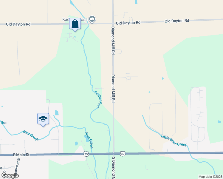 map of restaurants, bars, coffee shops, grocery stores, and more near 441 Diamond Mill Road in New Lebanon