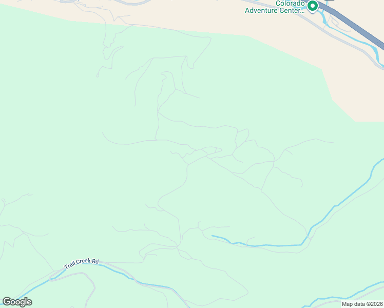 map of restaurants, bars, coffee shops, grocery stores, and more near Miners Candle Road in Idaho Springs