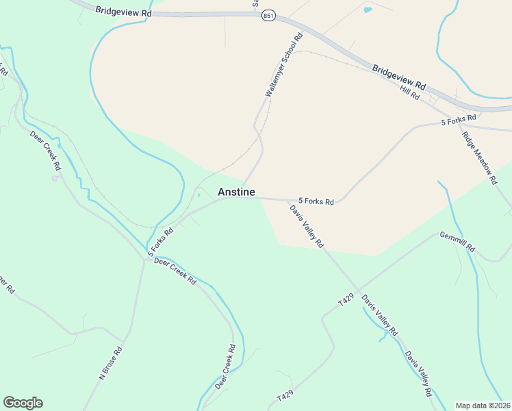 map of restaurants, bars, coffee shops, grocery stores, and more near 19397 5 Forks Road in Stewartstown