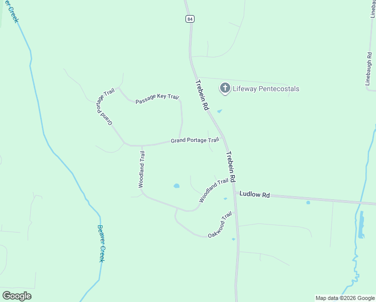 map of restaurants, bars, coffee shops, grocery stores, and more near 1619 Grand Portage Trail in Xenia