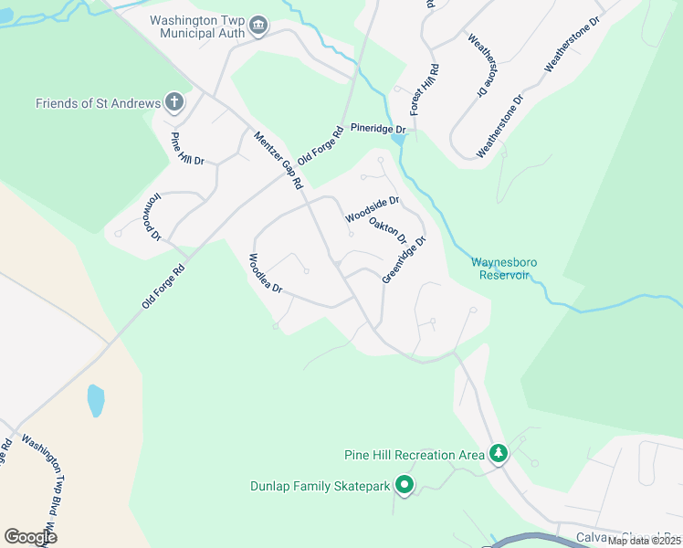 map of restaurants, bars, coffee shops, grocery stores, and more near 11936 Mentzer Gap Road in Waynesboro