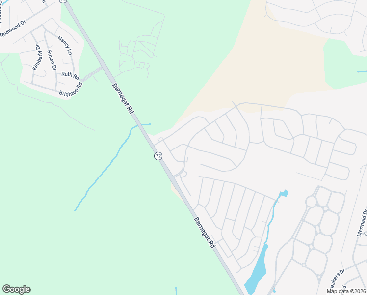 map of restaurants, bars, coffee shops, grocery stores, and more near 20 Mulberry Drive in Stafford Township
