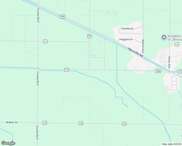 map of restaurants, bars, coffee shops, grocery stores, and more near 6211 County Road 12 in Orland