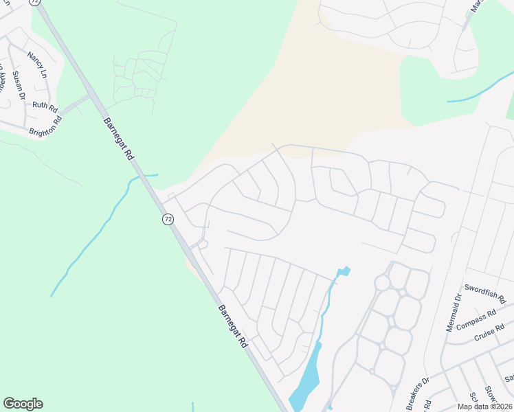 map of restaurants, bars, coffee shops, grocery stores, and more near 44 Mulberry Drive in Stafford Township
