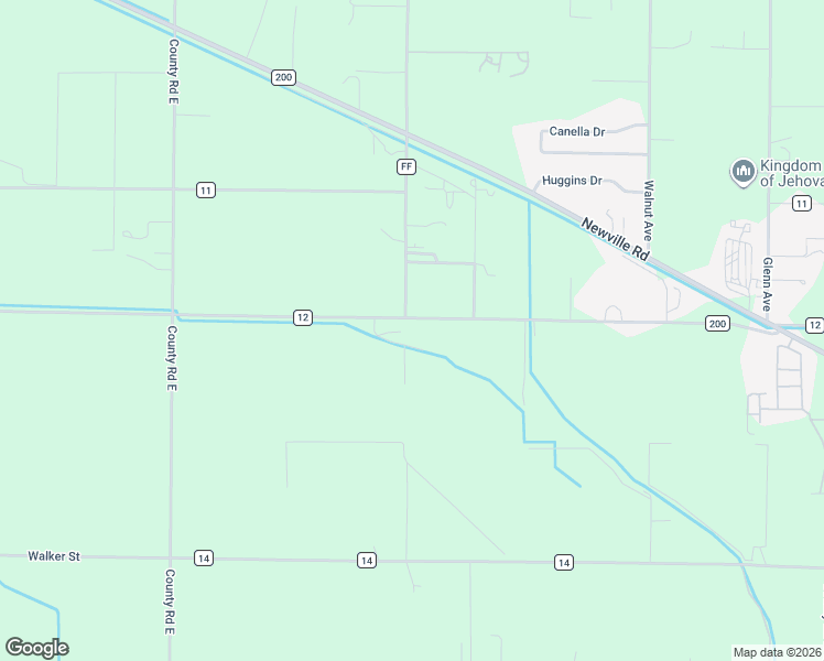 map of restaurants, bars, coffee shops, grocery stores, and more near 6211 County Road 12 in Orland