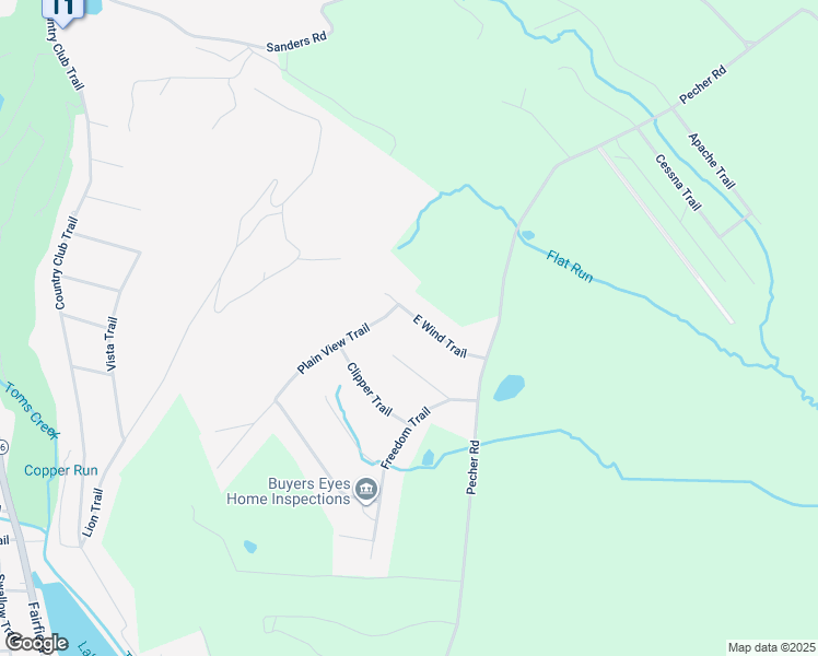 map of restaurants, bars, coffee shops, grocery stores, and more near 14 East Wind Trail in Fairfield