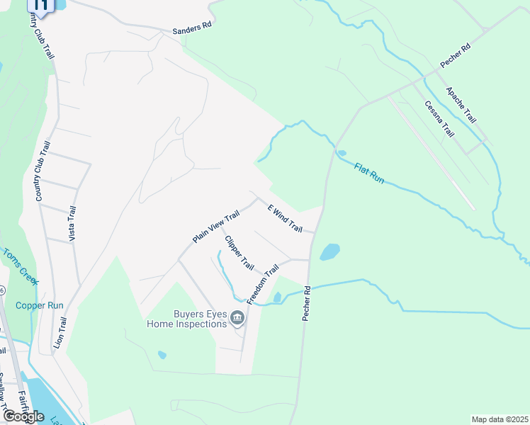 map of restaurants, bars, coffee shops, grocery stores, and more near 14 East Wind Trail in Fairfield