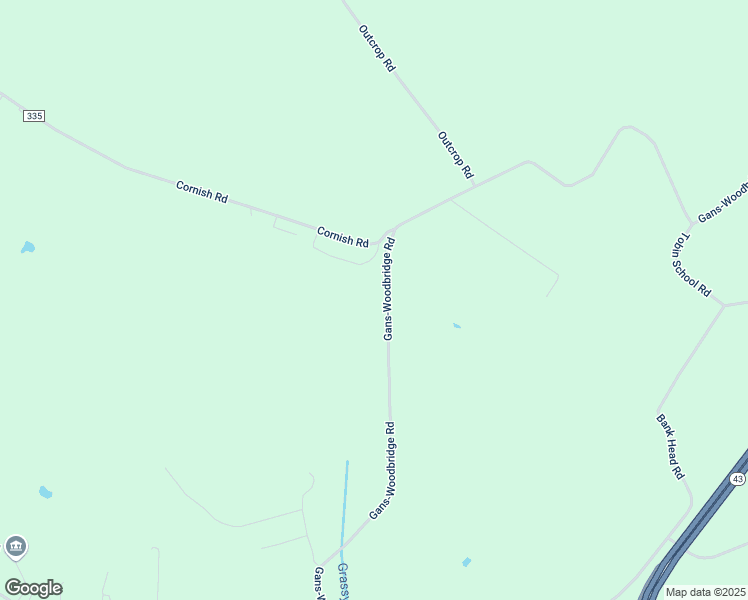 map of restaurants, bars, coffee shops, grocery stores, and more near SR3005-NR Gans Road in Lake Lynn