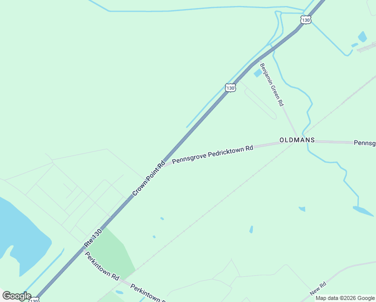 map of restaurants, bars, coffee shops, grocery stores, and more near 130 Pennsgrove Pedricktown Road in Pedricktown
