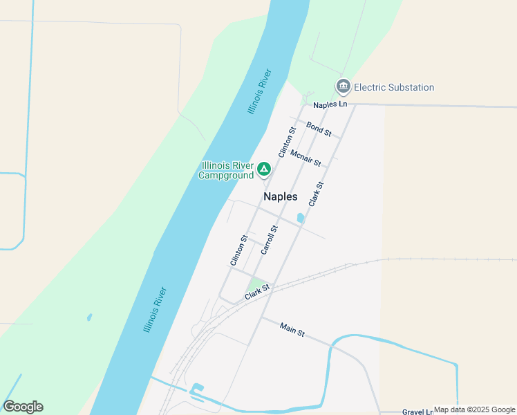 map of restaurants, bars, coffee shops, grocery stores, and more near Clinton Street in Naples