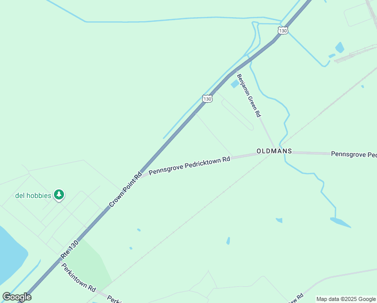 map of restaurants, bars, coffee shops, grocery stores, and more near 110 Pennsgrove Pedricktown Road in Pedricktown