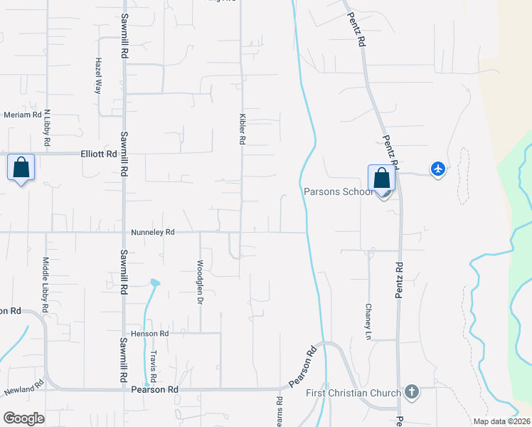 map of restaurants, bars, coffee shops, grocery stores, and more near 5787 Homestead Place in Paradise
