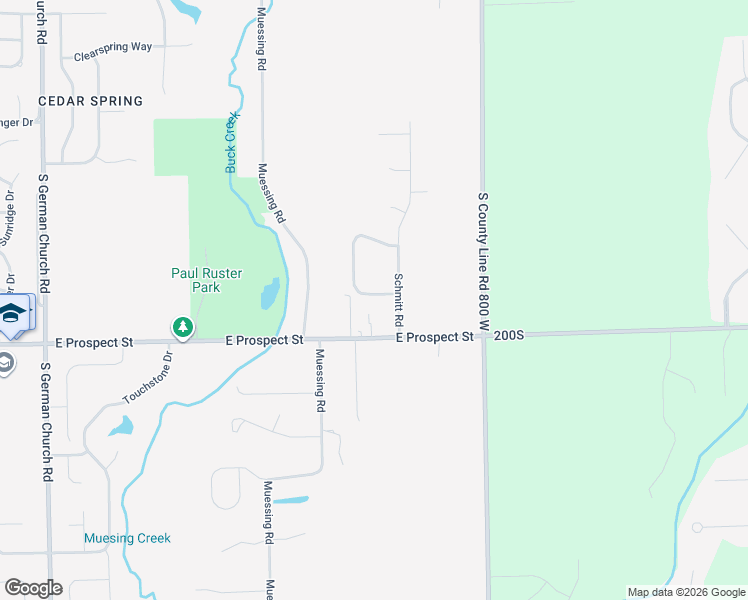 map of restaurants, bars, coffee shops, grocery stores, and more near 927 Planters Road in Indianapolis