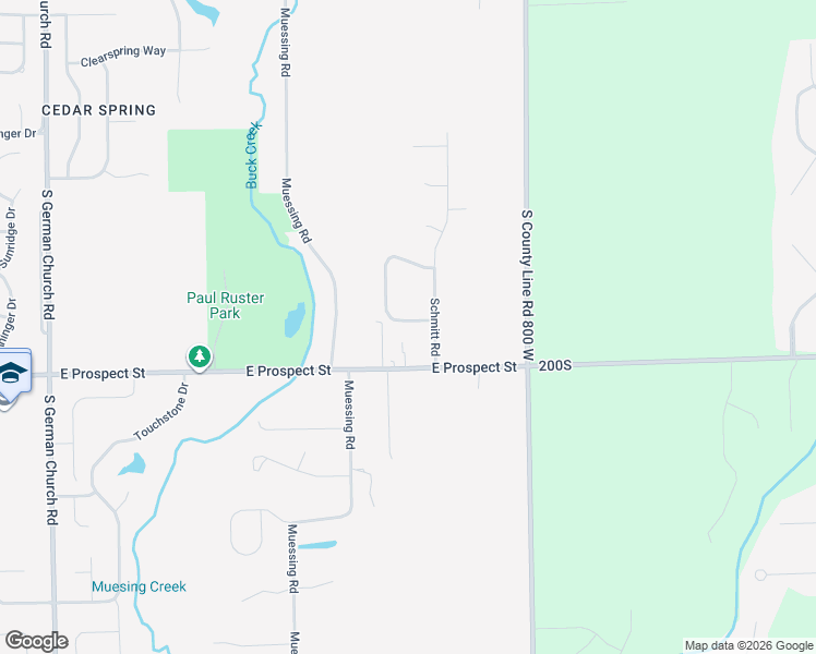 map of restaurants, bars, coffee shops, grocery stores, and more near 927 Planters Road in Indianapolis