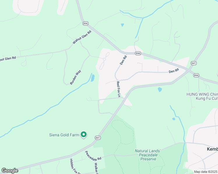 map of restaurants, bars, coffee shops, grocery stores, and more near 205 Fox Run Lane in Lincoln University