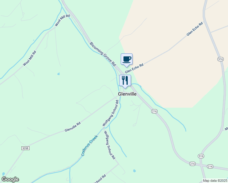 map of restaurants, bars, coffee shops, grocery stores, and more near 5162 Dairy Lane in Glen Rock