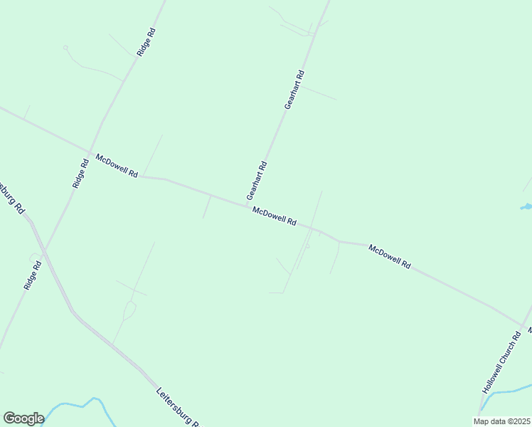 map of restaurants, bars, coffee shops, grocery stores, and more near 1700 McDowell Road in Greencastle