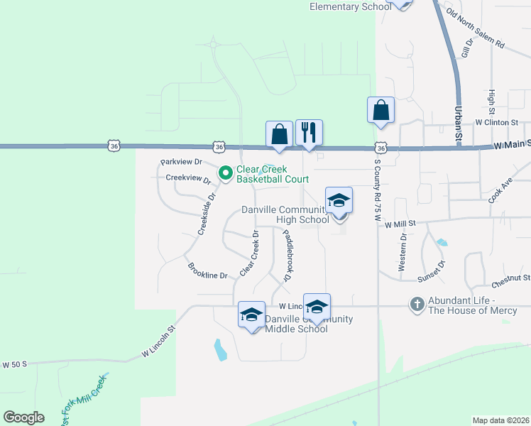 map of restaurants, bars, coffee shops, grocery stores, and more near 1331 McCormicks Circle in Danville