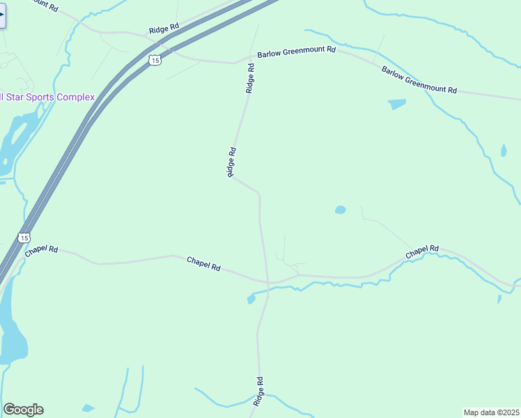 map of restaurants, bars, coffee shops, grocery stores, and more near 1180 Ridge Road in Gettysburg