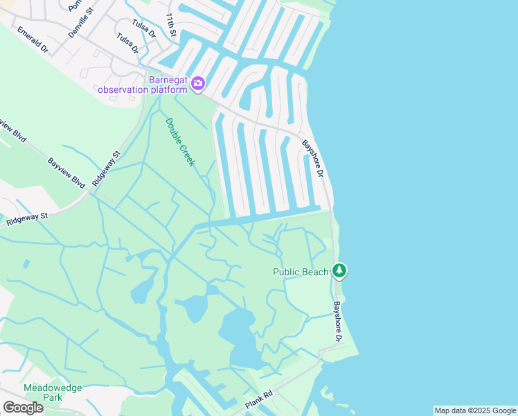 map of restaurants, bars, coffee shops, grocery stores, and more near 203 Newark Road South in Barnegat Township