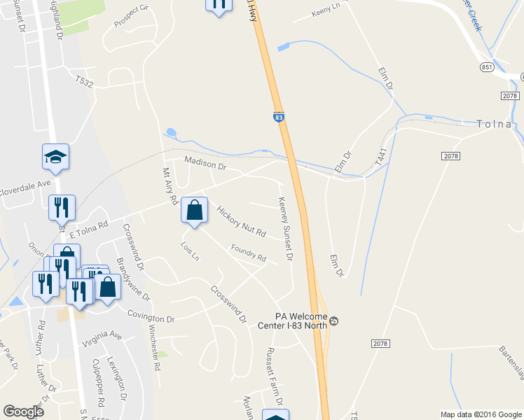 map of restaurants, bars, coffee shops, grocery stores, and more near 7 Golden Circle Lane in Shrewsbury
