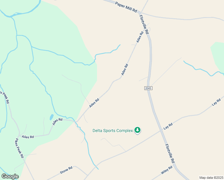 map of restaurants, bars, coffee shops, grocery stores, and more near 291 Ailes Road in Delta