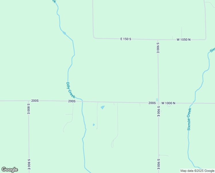 map of restaurants, bars, coffee shops, grocery stores, and more near 8576 East 200 South in Greenfield